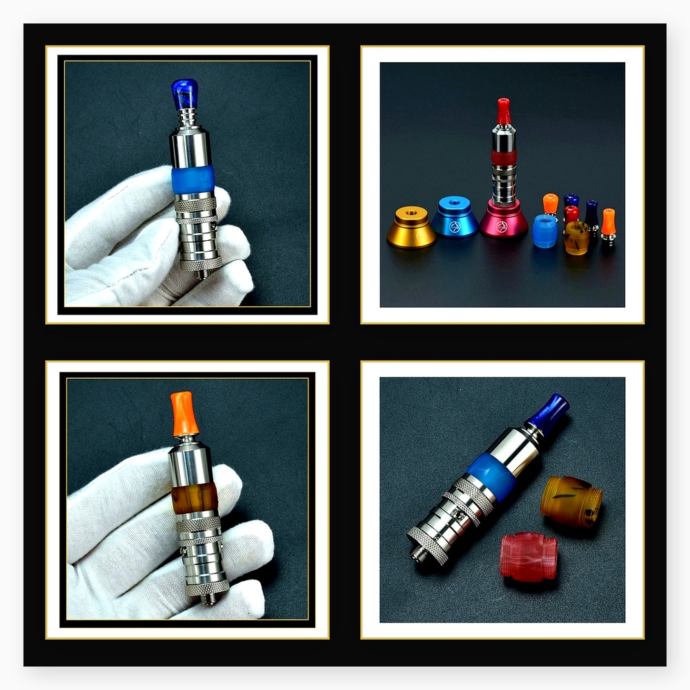 Drip Tip Resin - Wolfcoolvape Flash-e-Vapor 듀얼 RTA 벨캡 레진
