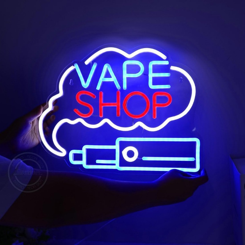 LED VAPE SHOP 연기 네온 사인 시가 매장 창 - Vaping Store 리뷰 및 가격