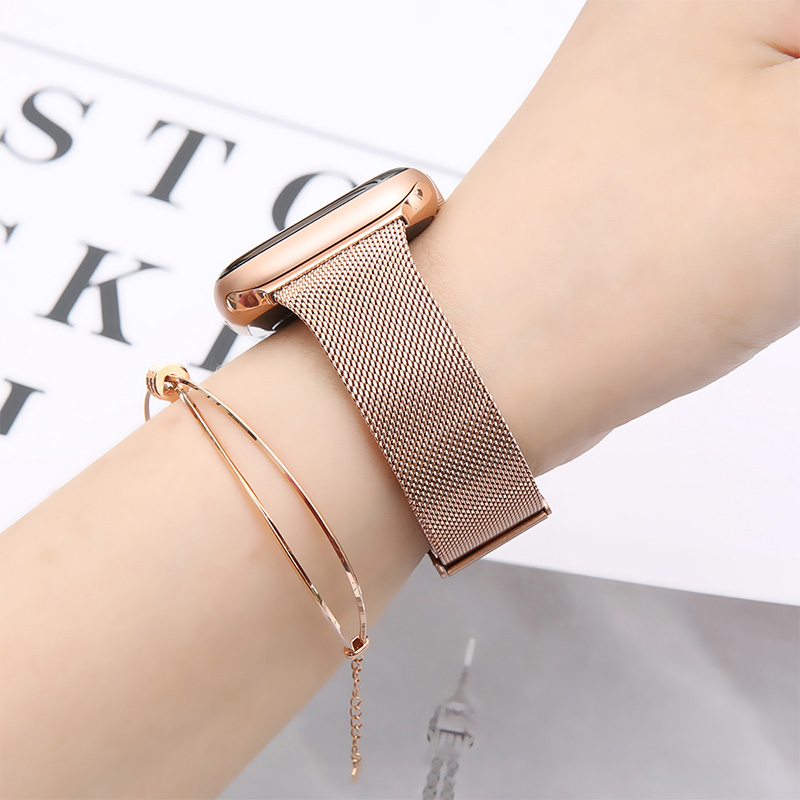 애플워치 밴드 44mm 40 45 41 46 42 38 - Mesh Coil Strip 리뷰 및 가격